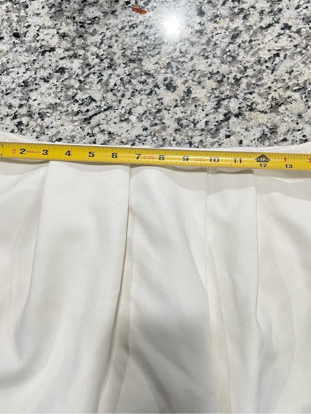 MADEWELL Off White Women's Pleated A-Line Skirt - Size 10 - Picture 15 of 16